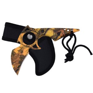 6.5" Razor Tactical Hunting Knife W/Sheath - Autumn Camo
