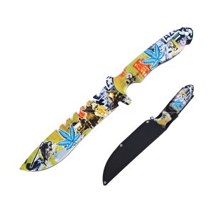 13.5" Snake Eye Tang Fix Blade W/ Sheath - American Eagle