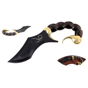 13.34" Snake Eye Egyptian Scorpion Dagger