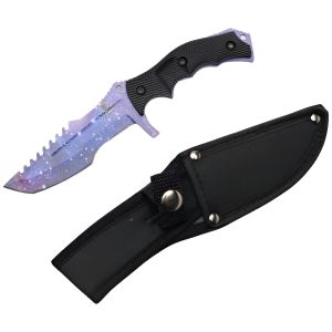 8.5" Snake Eye Tactical Knife w/ Sheath - Dragon Blade