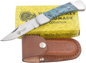 Wild Turkey Knife Handmade Collection - Wolf (Box 190)