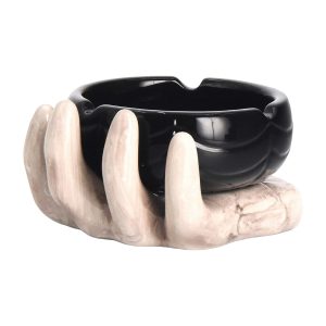Ceramic Hand Holding Ashtray