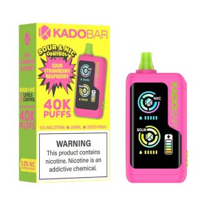 Kado Bar Sour + Nic Control 40k Puffs Disposable 5ct (Made in USA)