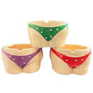 IDGAF Ceramic Ashtray 6ct - Bikini Shaped