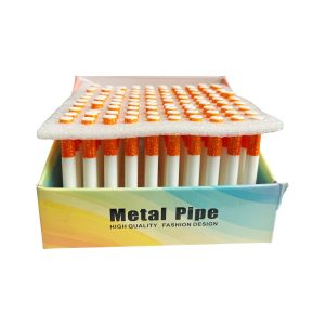Metal Pipe Ceramic Big Cigarette 100ct