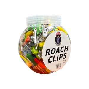 IDGAF Silicone Roach Bud Clips Mix Character 100ct Jar