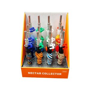 Apex 14mm Nectar Collector 12ct Display - Assorted Colors