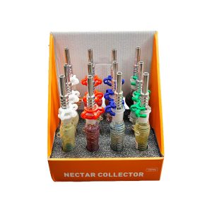 Apex 14mm Nectar Collector 12ct Display - Swirl
