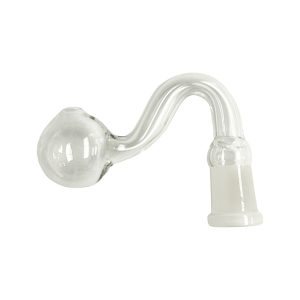14mm Female S Bend Oil Burner Joint 5ct - Clear