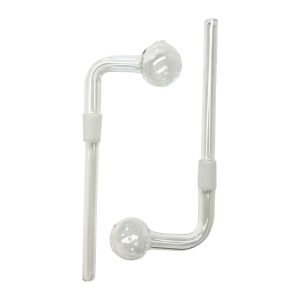 4" Oil Burner w/ Downstem Clear 10ct