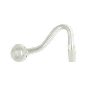 10mm Male S Bend Oil Burner Joint 5ct - Clear
