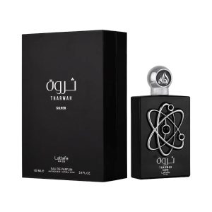 Lattafa Perfume 3.4oz - Tharwah Silver
