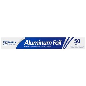 Family Essentials Aluminum Foil 50ft