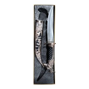 14" Razor Tactical Hunting Knife W/Scabbard - Deer Handle Design 2