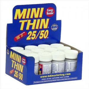 Mini Thin 25/50 Bottle 12ct