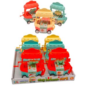 Kids Boom Clay Barbecue Cart Candy Toy 6ct