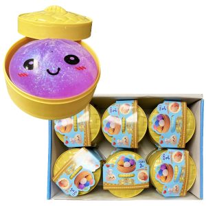 Squeezy Glitter Mystery Squishy Dumpling 12ct - Assorted