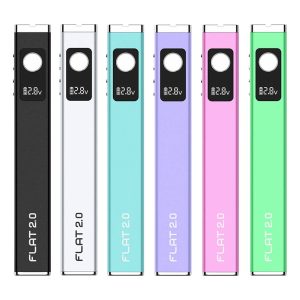 Yocan Flat 2.0 650mAh Cartridges Battery 12ct - Assorted Color