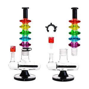 15" Rainbow Glycerin Water Pipe