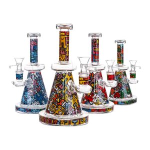 8" Keith Haring Water Pipe