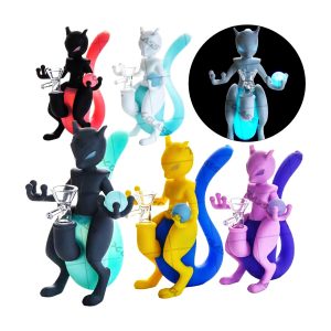 5" Mewtwo Bubbler Silicone Hand Pipe