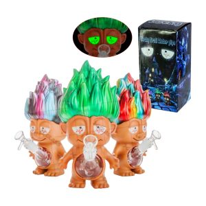 10" Lucky Troll Water Pipe