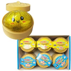 Rainbow Mystery Glitter Steamed Bun Dumpling 12ct - Assorted