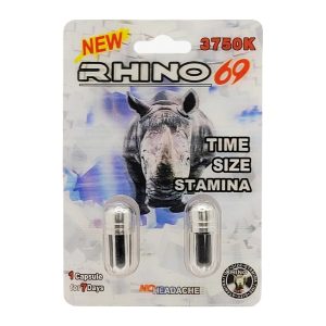 Rhino 69 3750K Double Male Ehancement 24ct