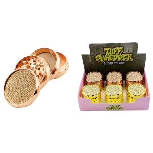 Tuff Shredder Grind It Out Grinder 6ct - Gold Jewel