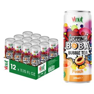 Vinut 10.8oz Boba Bubble Tea Can 12ct