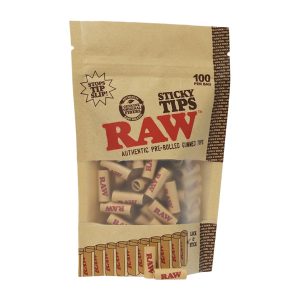 Raw Classic Pre-Rolled Sticky Tips 100ct