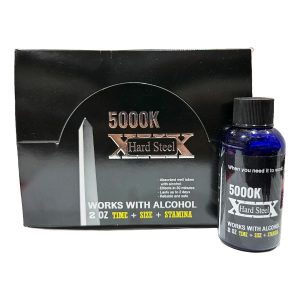 Hard Steel 5000k Male Enhancement Shots 2oz 12ct
