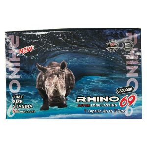 Rhino 69 New 650000k Single Male Enhancement 24ct