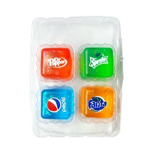 Nee Doh Super Solid Nice Baby Soda Cube Mini Squishy Toy 4ct