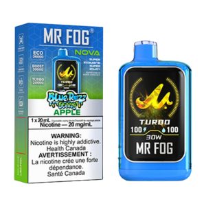Mr Fog Nova Blue Razz Steezy 36k Puff Disposable 5ct (PMTA Pending)