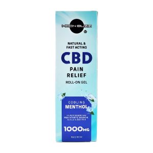 Moon Buzz CBD Pain Relief 1000mg Roll-On Gel - Cooling Menthol