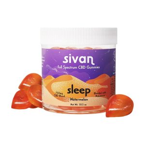 Sivan CBD Sleep w/ Melatonin 750mg Gummies 30ct - Watermelon