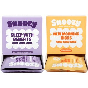 Snoozy All Natural CBD Gummies 2pk 20ct Gravity Display