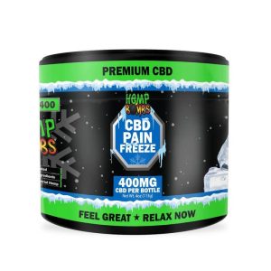 Hemp Bombs CBD 400mg Pain Freeze Jar