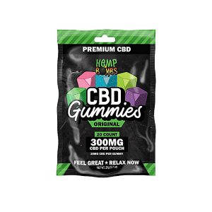 Hemp Bombs CBD 300mg Gummies 5pk - Original