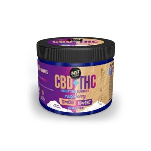 Just CBD + THC Night Time 4000mg Gummies - Raspberry