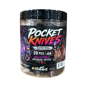 Pocket Knives 20ct Jar - Assorted Designs