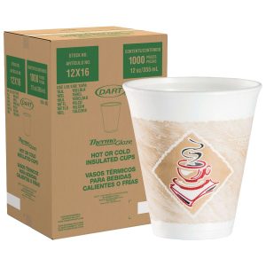 Dart Cafe Thermo Glaze 12oz Cups 1000ct