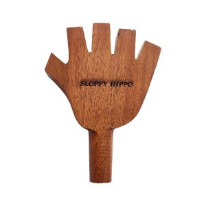 Sloopy Hippo 5 Finger Wood Cigarette Rolling Cone Holder