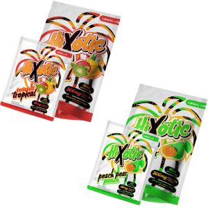 HiXotic D9+CBD 60mg Gummies 2pk 20ct Gravity Display