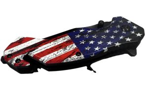 Battle Buddy Knives Spring Assist Knife - US Flag (Box 41)