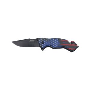 Battle Buddy Knives Spring Assist Knife - Stars and Stripes (Box 81)