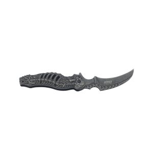 Battle Buddy Knives Spring Assist Knife - Black Blade w/ Skeleton Handle (Box 72)