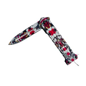 Blazing Buddies Knives Spring Assist Knife - Anime Samurai Mask (Box 109)