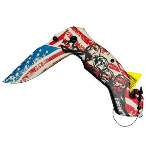 Battle Buddy Knives Spring Assist Knife - Rushmore Patriotic (Box 74)